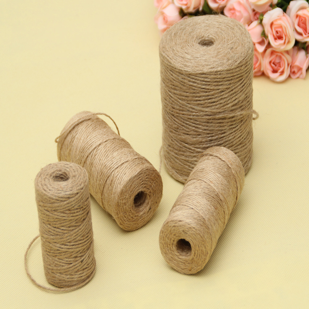 Twine Jute Natural - 50/80/100Meters Natural Vintage Jute Rope Cord