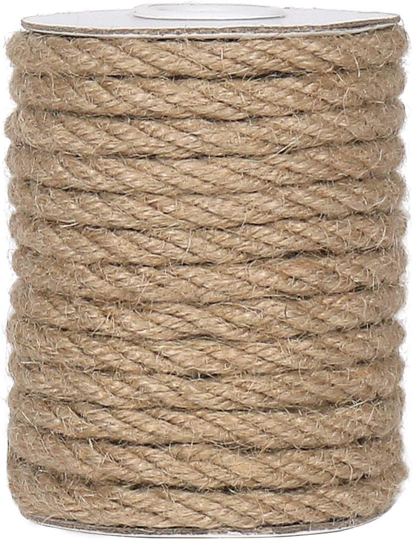 Twine Jute Natural - 6mm Jute Rope 33ft Natural Twine