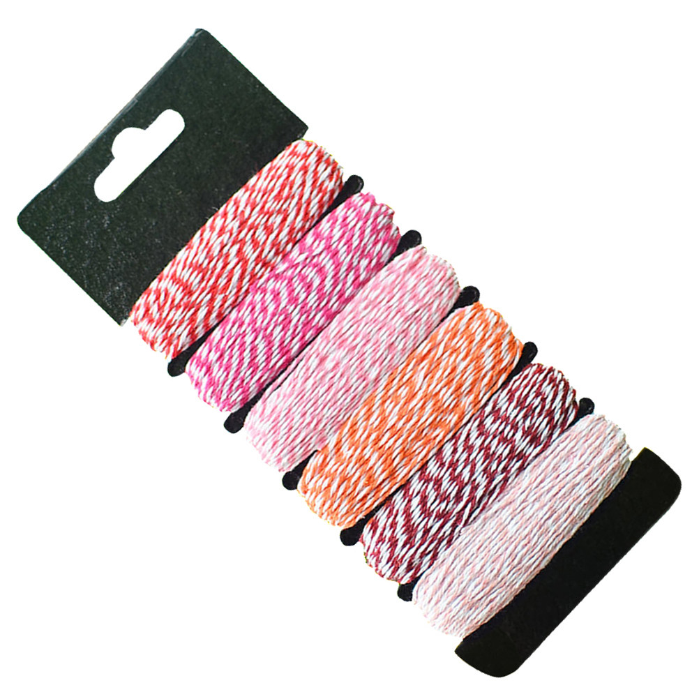 Twine Jute Natural - 6 Pcs Colorful Cotton Rope Wedding