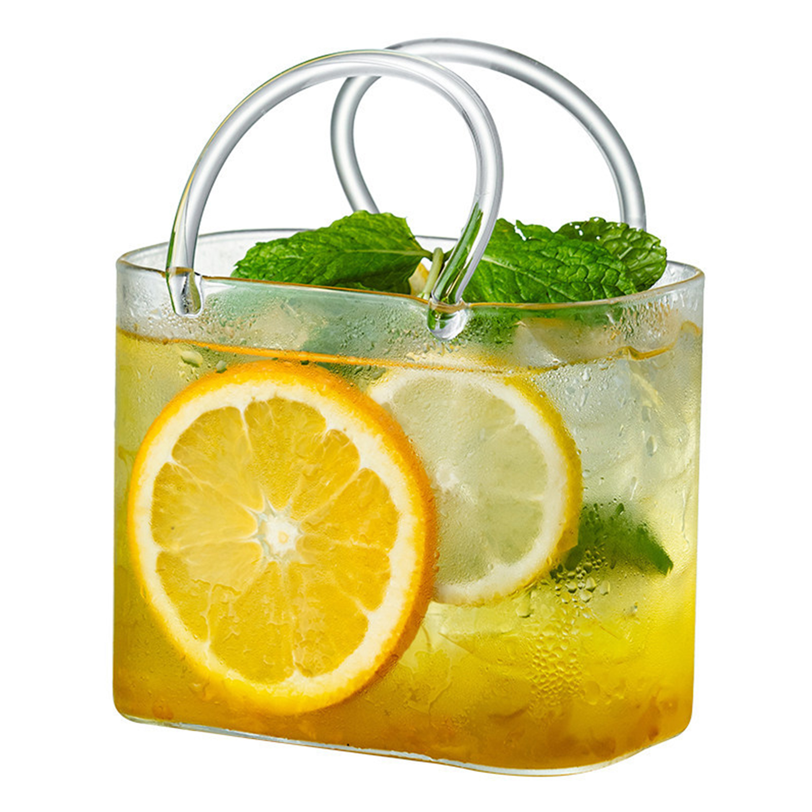 Glass Purse with Glass Straw C - Florist Supply Vases のレビューと価格