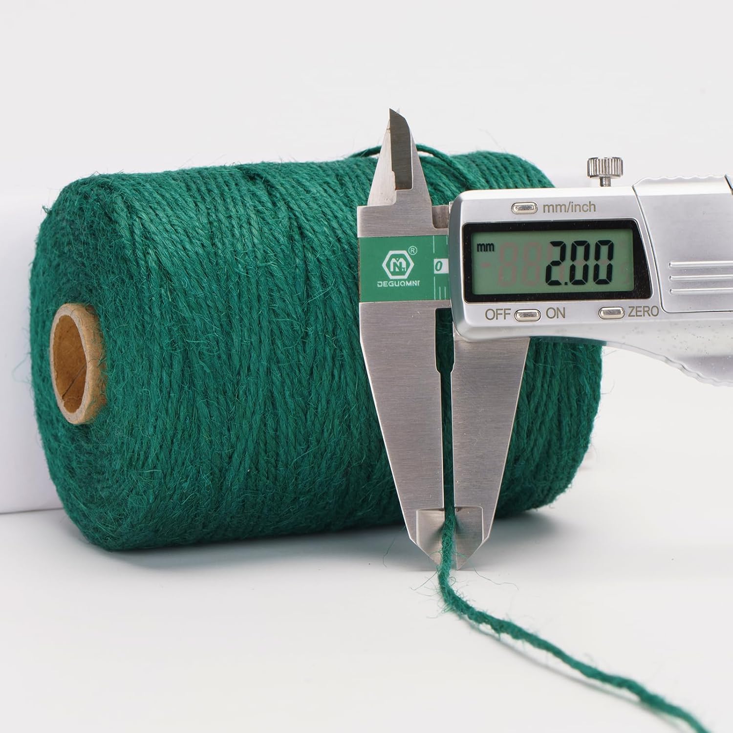 656ft Green Jute Twine, 2mm Th - Twine Jute Natural のレビューと価格