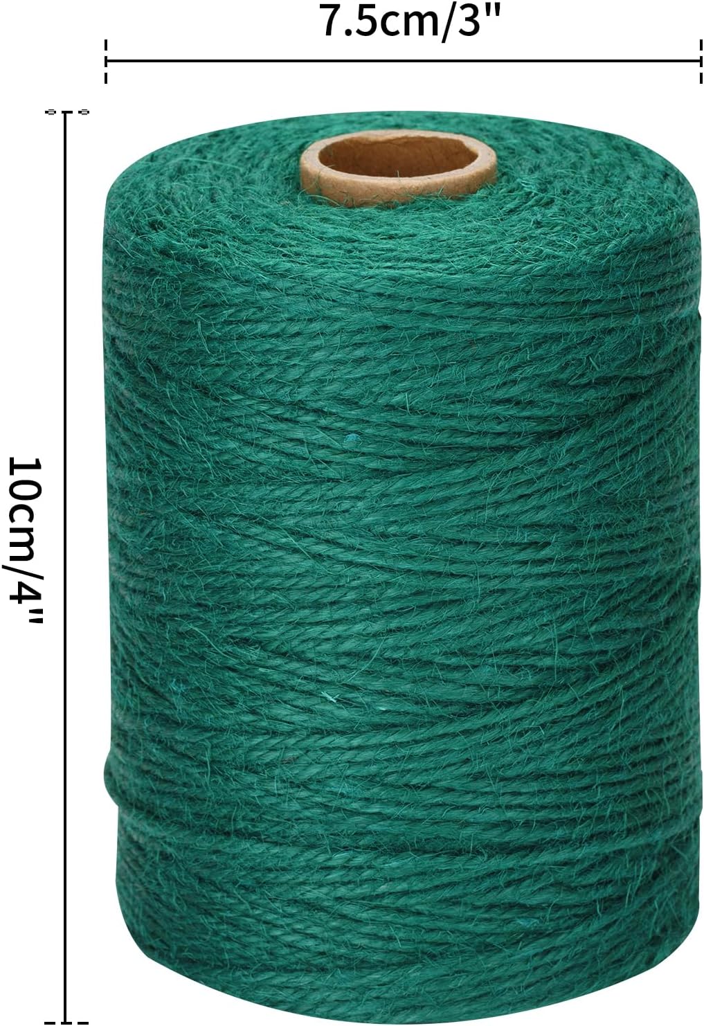 656ft Green Jute Twine, 2mm Th - Twine Jute Natural のレビューと価格