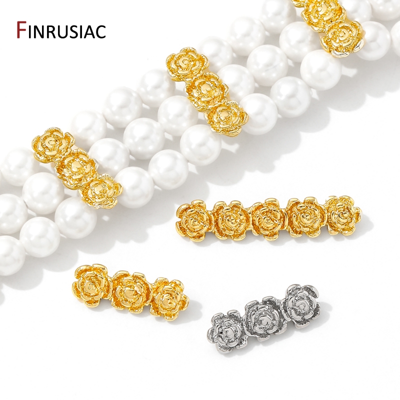 18K Gold Plated Brass Rose Flo - Flower Supplies のレビューと価格