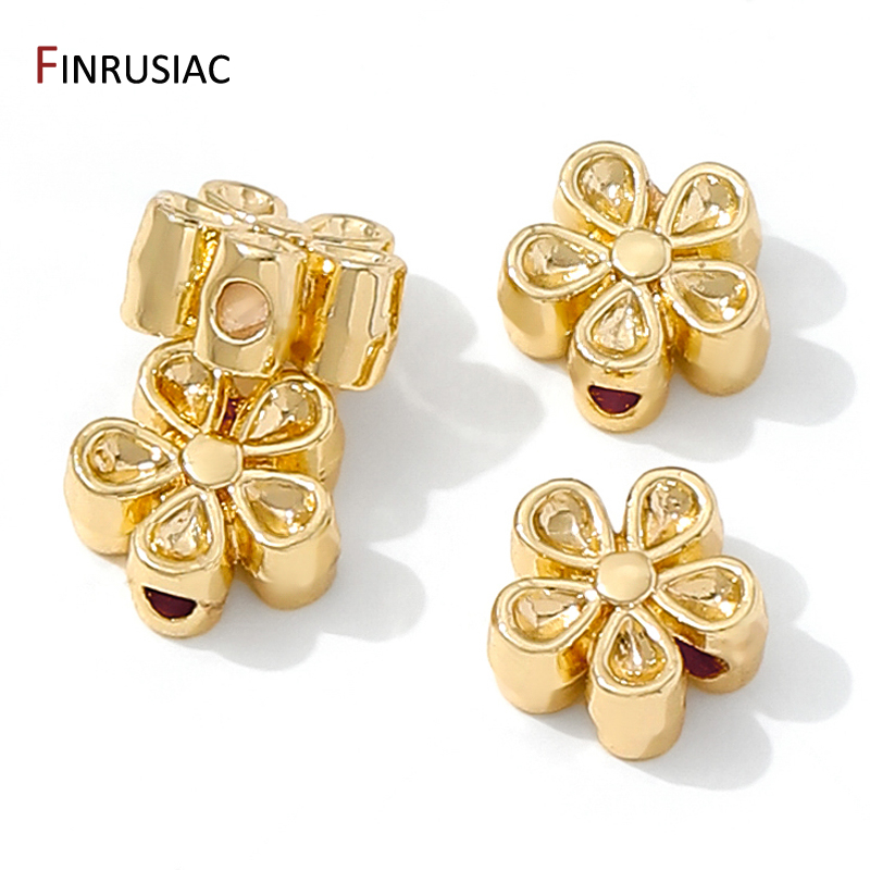 14K Gold Plated Brass Flower S - Flower Supplies のレビューと価格