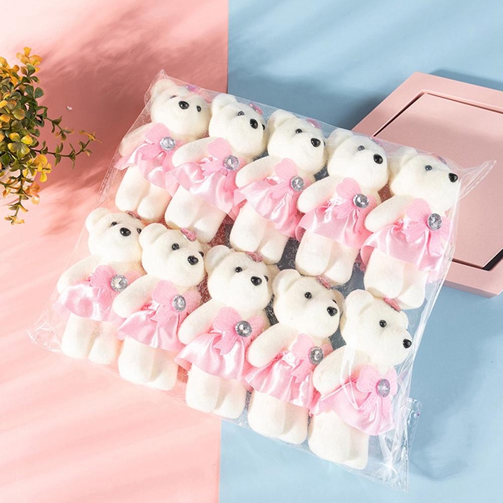 10pcs/Bag Bouquet Bear Ice Cre - Flower Supplies のレビューと価格