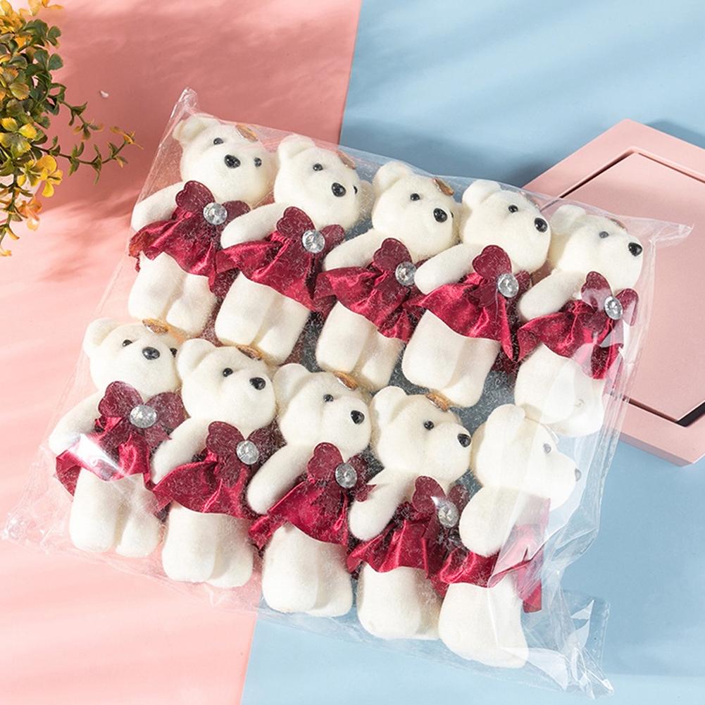 10pcs/Bag Bouquet Bear Ice Cre - Flower Supplies のレビューと価格