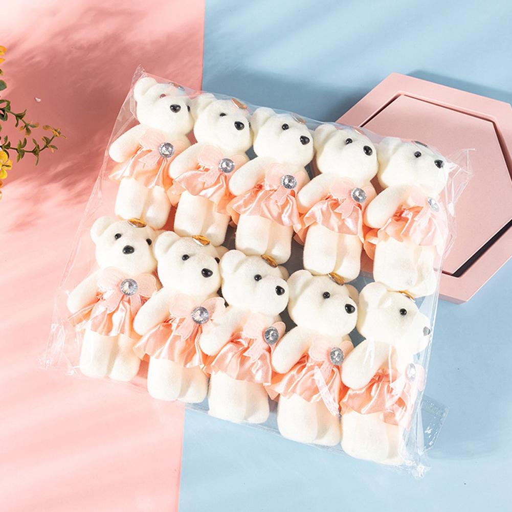 10pcs/Bag Bouquet Bear Ice Cre - Flower Supplies のレビューと価格
