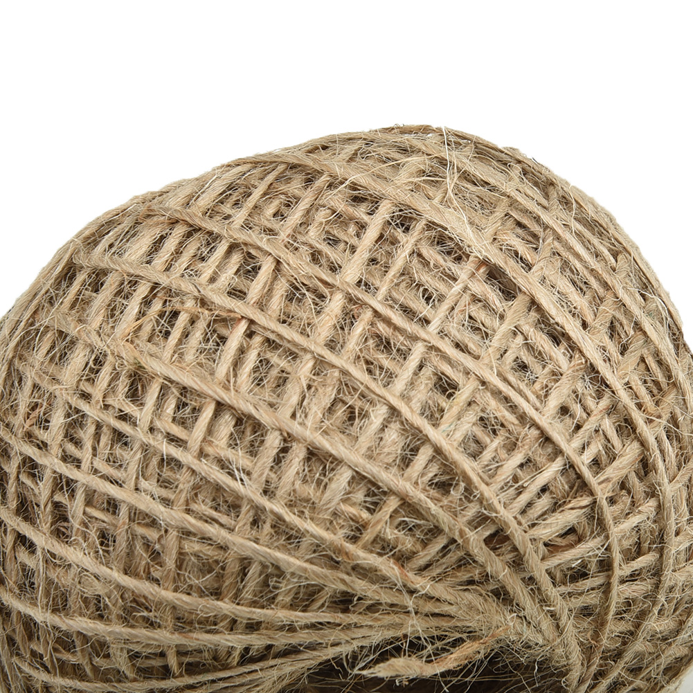 New 100m Long Linen Rope Jute  - Twine Jute Natural のレビューと価格