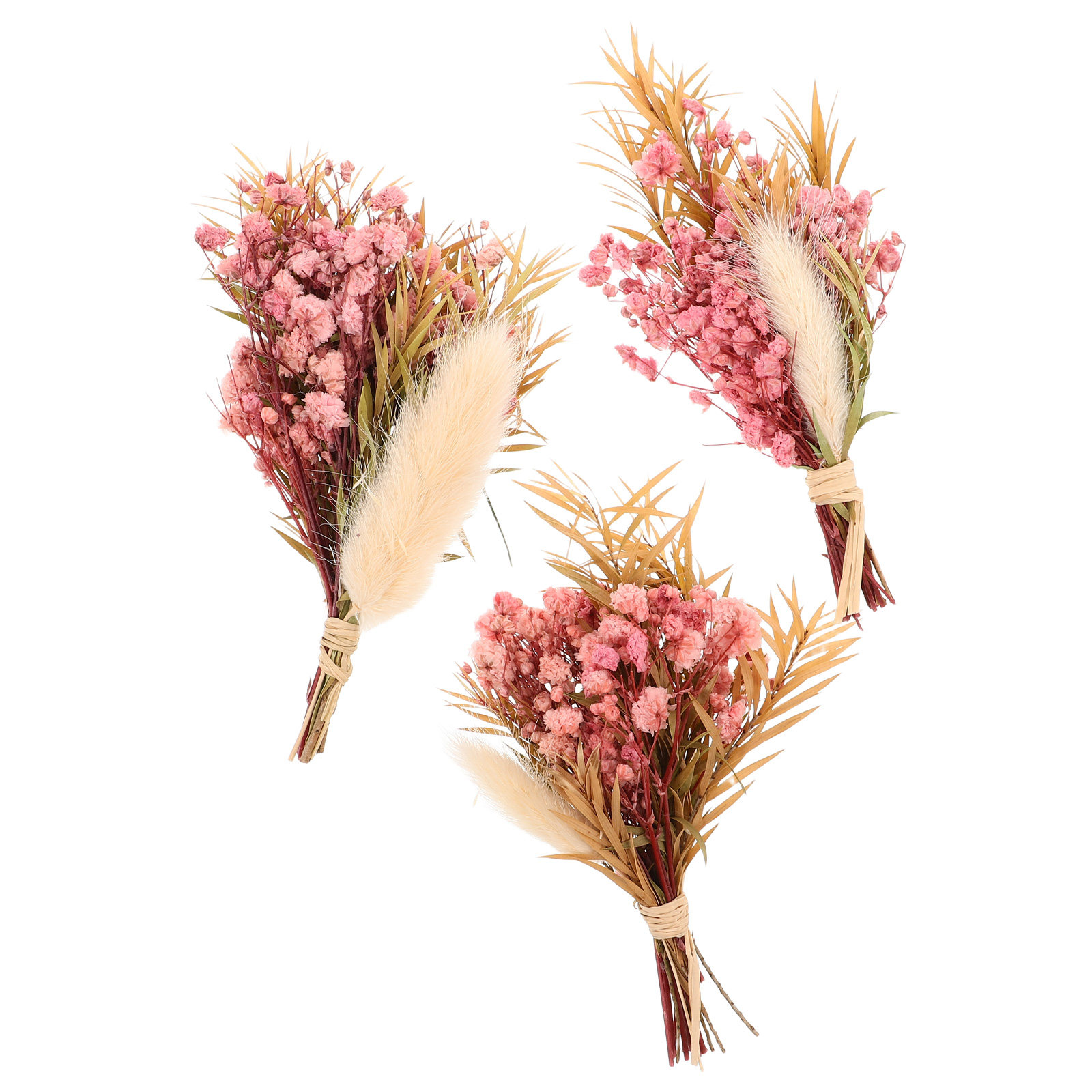 3Pcs Mini Dried Floral Bouquet - Florist Supply Vases のレビューと価格