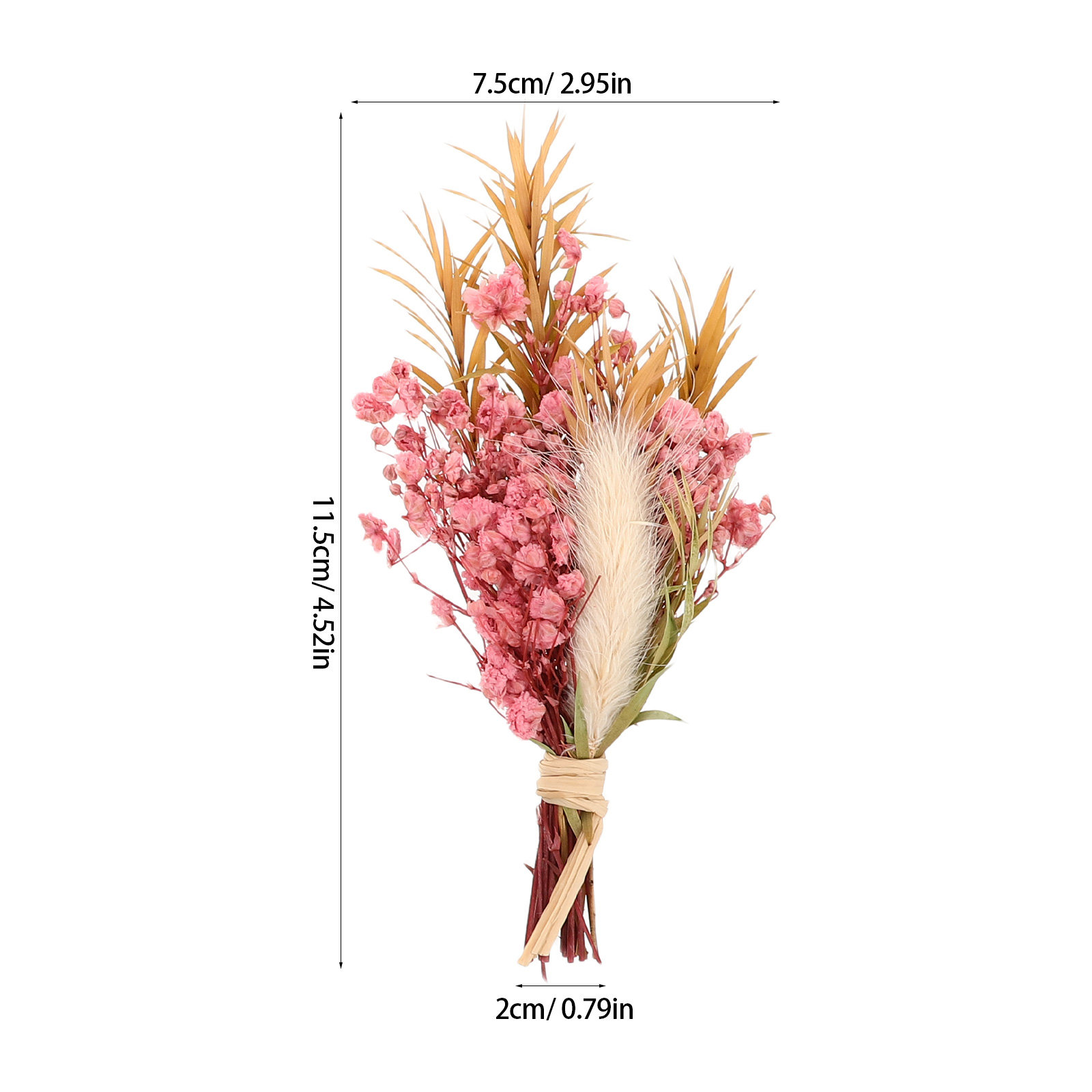 3Pcs Mini Dried Floral Bouquet - Florist Supply Vases のレビューと価格