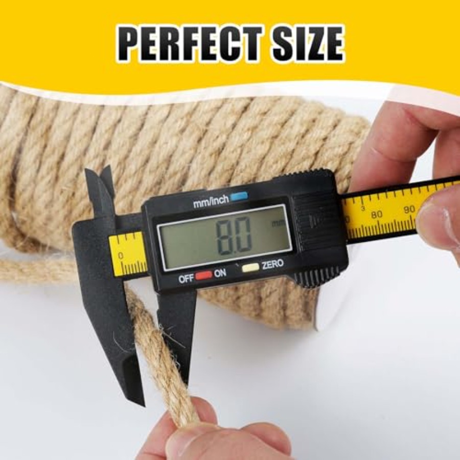 Natural Jute Twine 8MM x 50FT  - Twine Jute Natural のレビューと価格