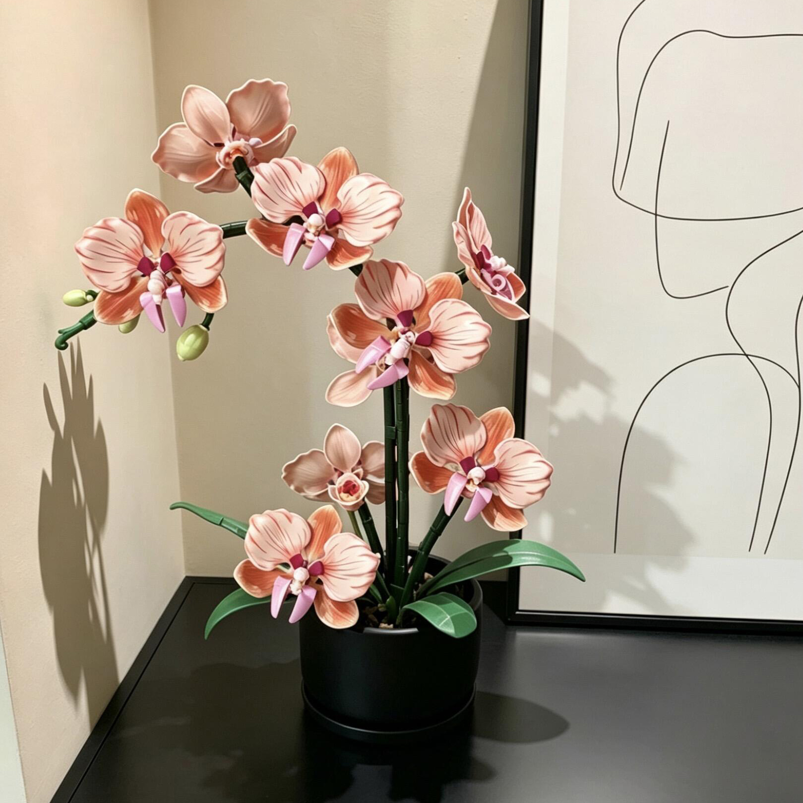 Orange Phalaenopsis Orchid Bui - Florist Supply Vases のレビューと価格