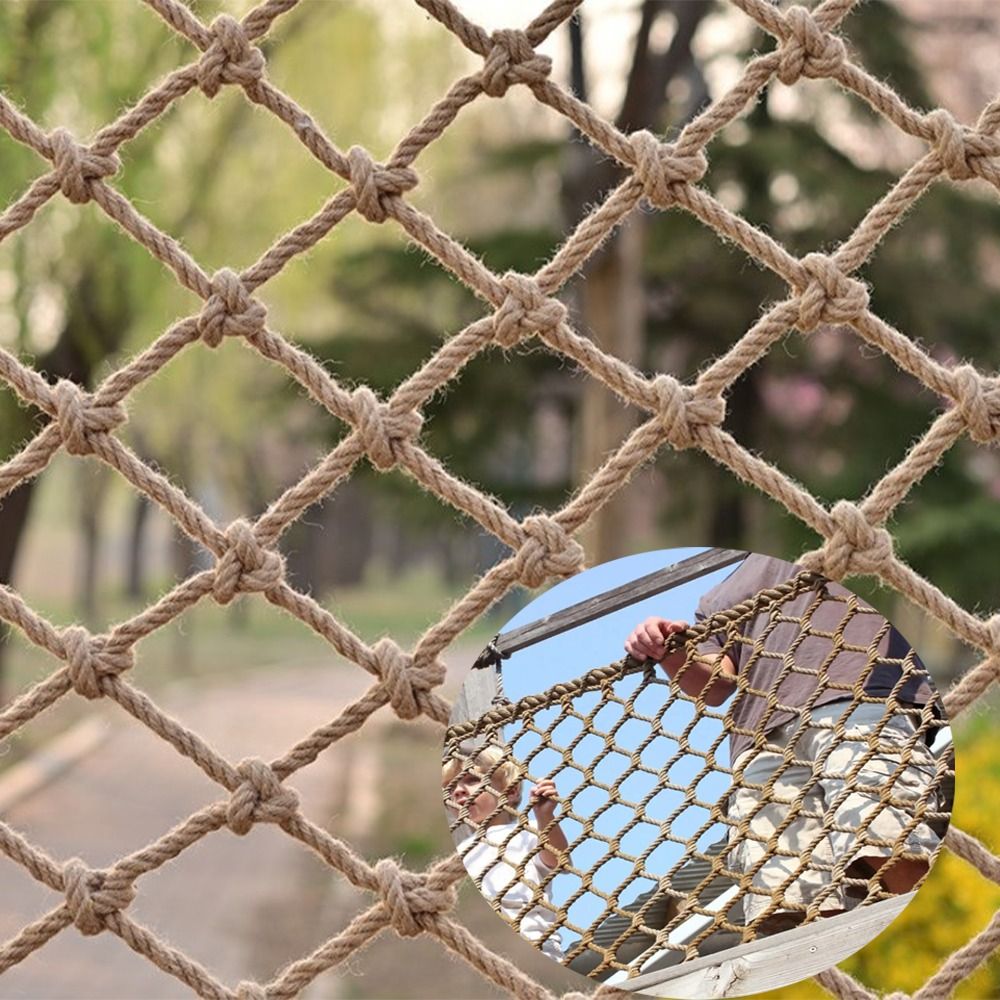 Hemp Rope Climbing Net Nature  - Twine Jute Natural のレビューと価格