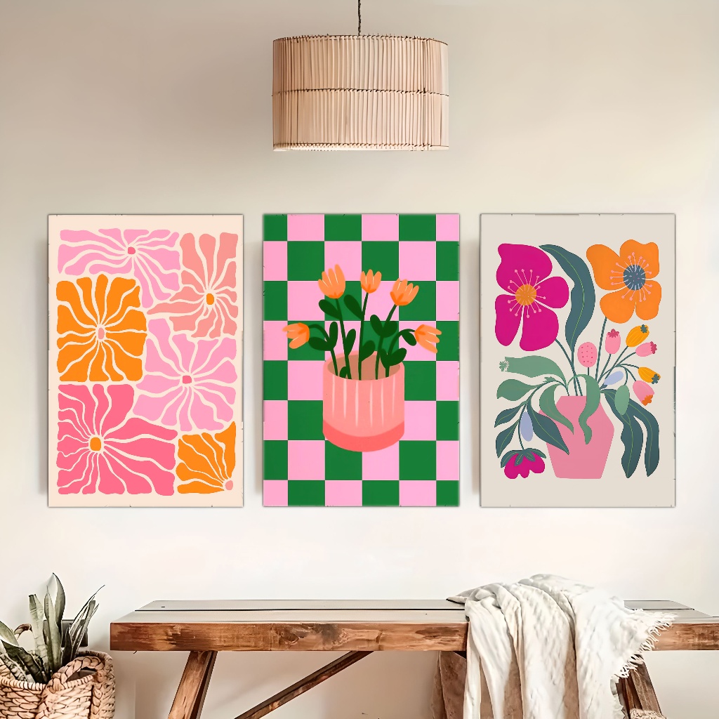 Vibrant Flowers and Vases Canv - Florist Supply Vases のレビューと価格