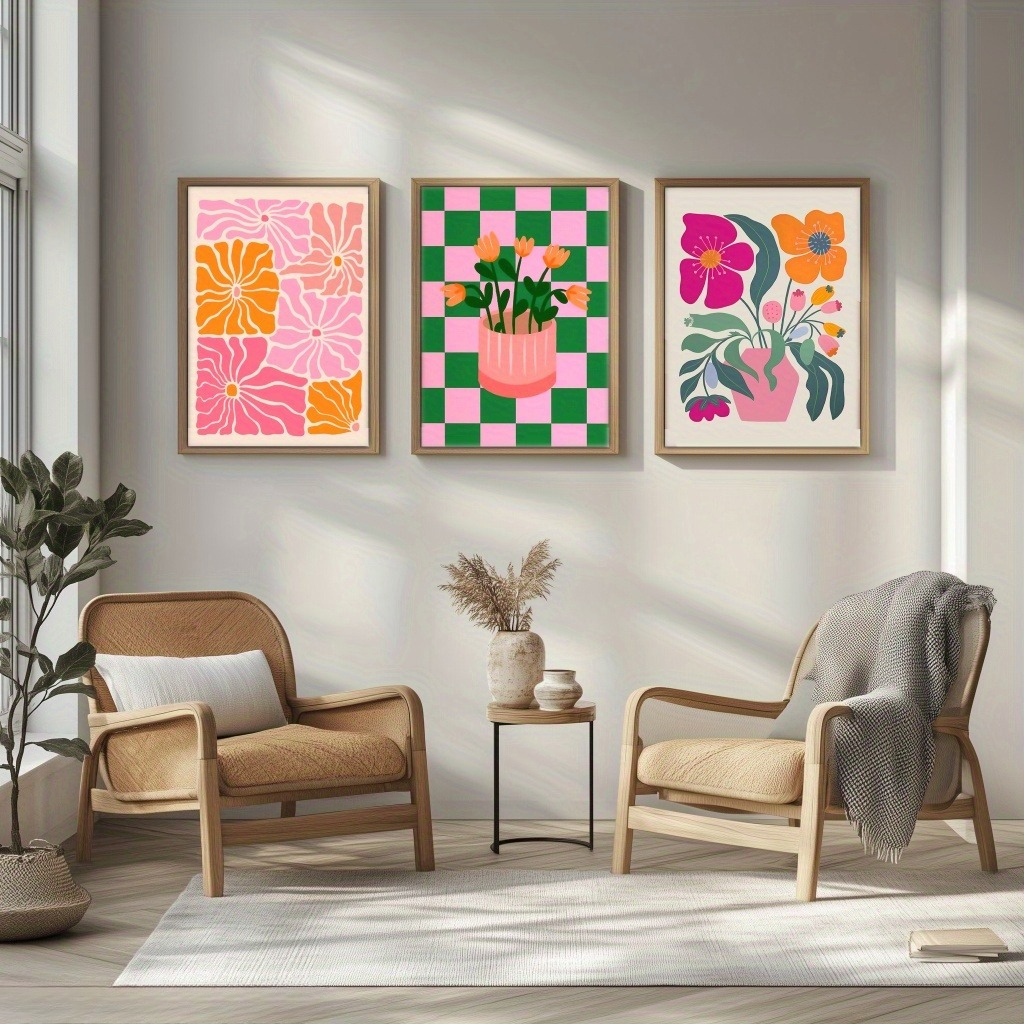 Vibrant Flowers and Vases Canv - Florist Supply Vases のレビューと価格