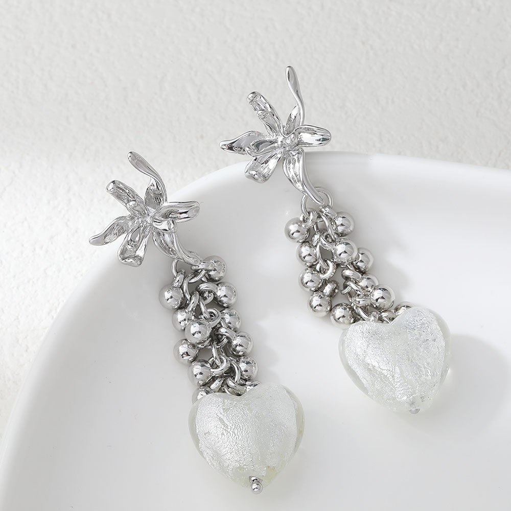 4PCS Dainty Flower Shape Ear S - Flower Supplies のレビューと価格