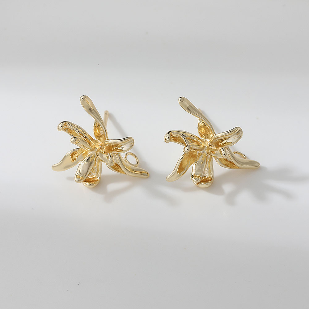 4PCS Dainty Flower Shape Ear S - Flower Supplies のレビューと価格