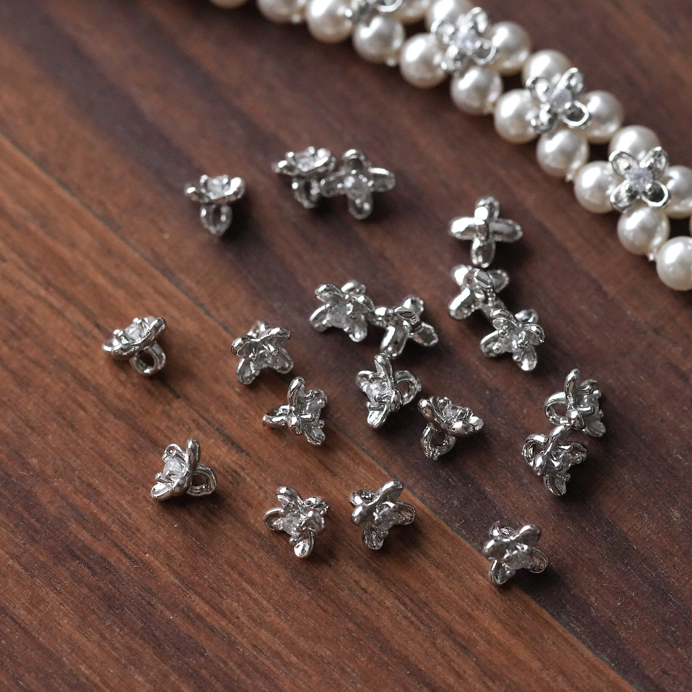 20PCS Gold Plated Brass Mini Z - Flower Supplies のレビューと価格