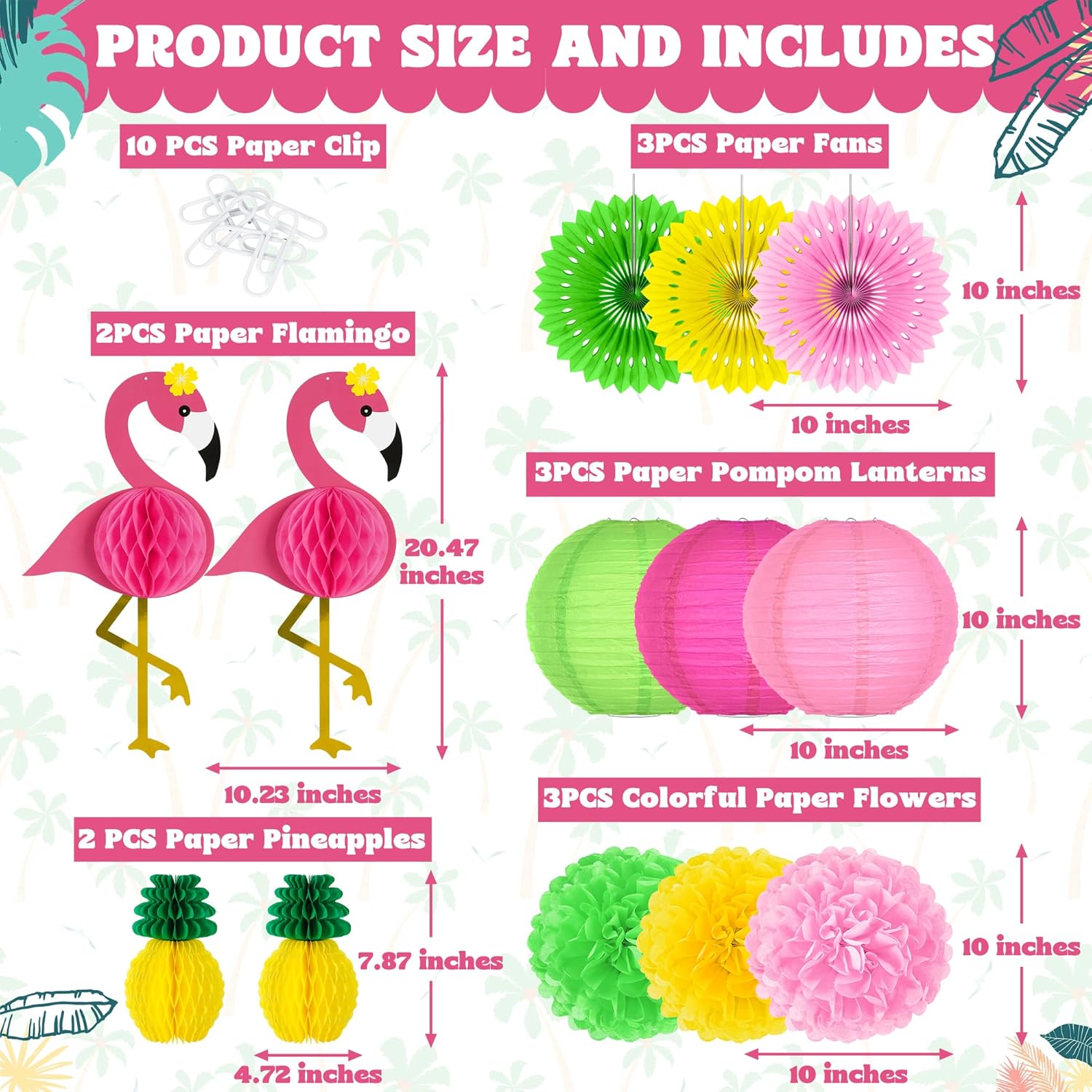 13PCS Hawaiian Luau Party Deco - Flower Supplies のレビューと価格