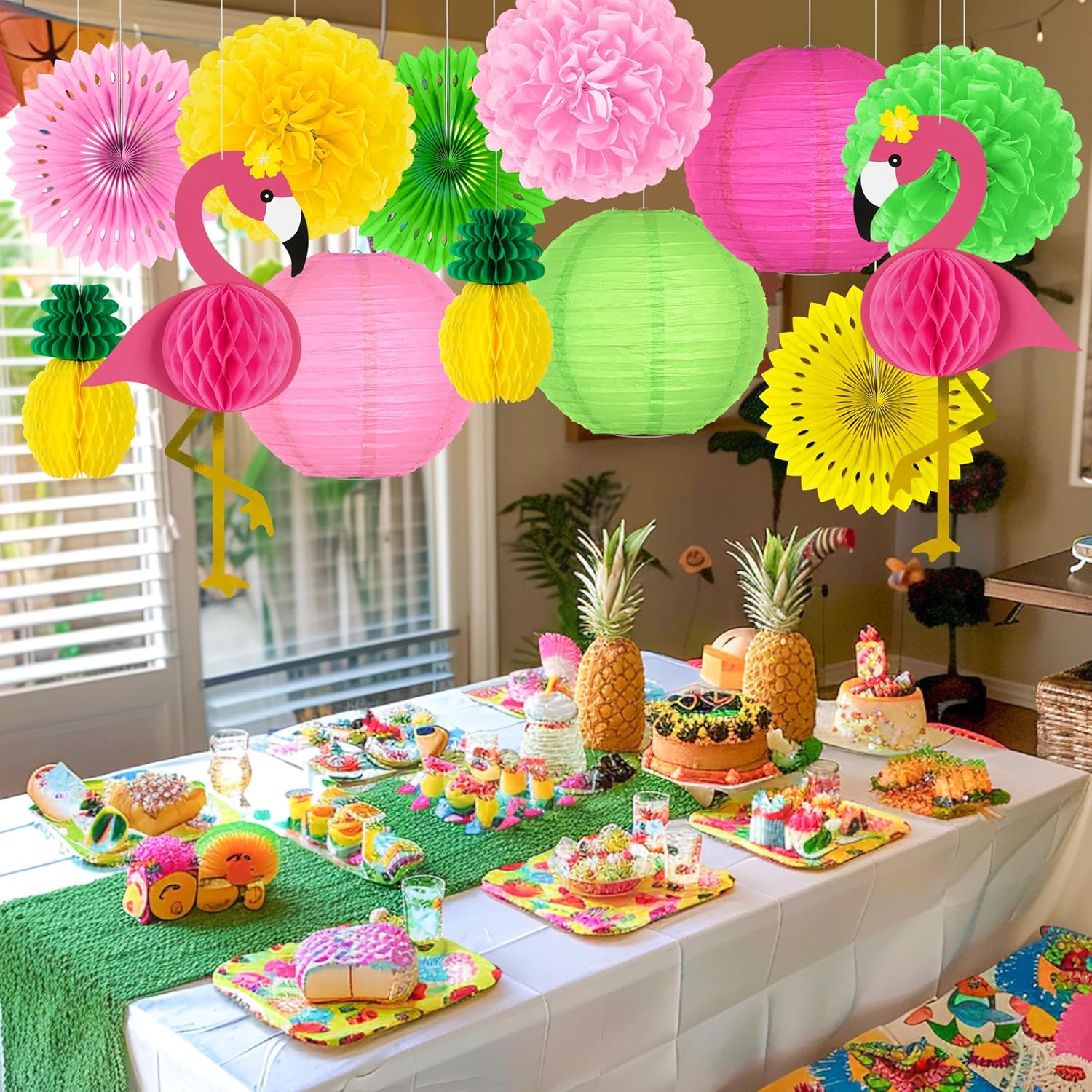 13PCS Hawaiian Luau Party Deco - Flower Supplies のレビューと価格