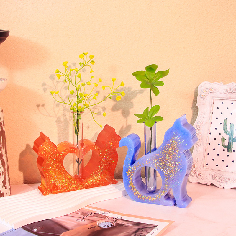 Cat Shaped Resin Molds Vase Si - Florist Supply Vases のレビューと価格