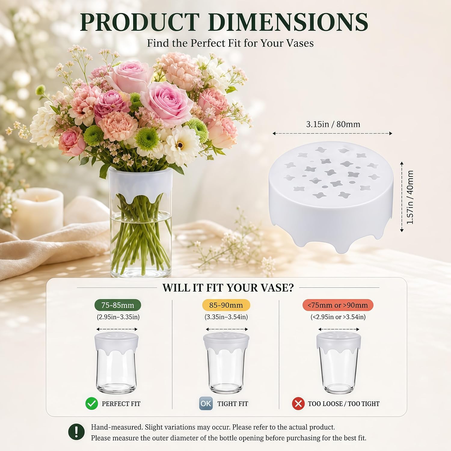 Silicone Blossom Grid Flower A - Florist Supply Vases のレビューと価格