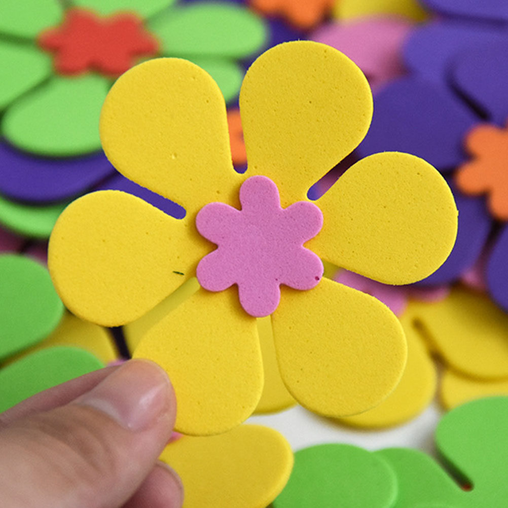120Pcs Cute Flower Design Foam - Flower Supplies のレビューと価格