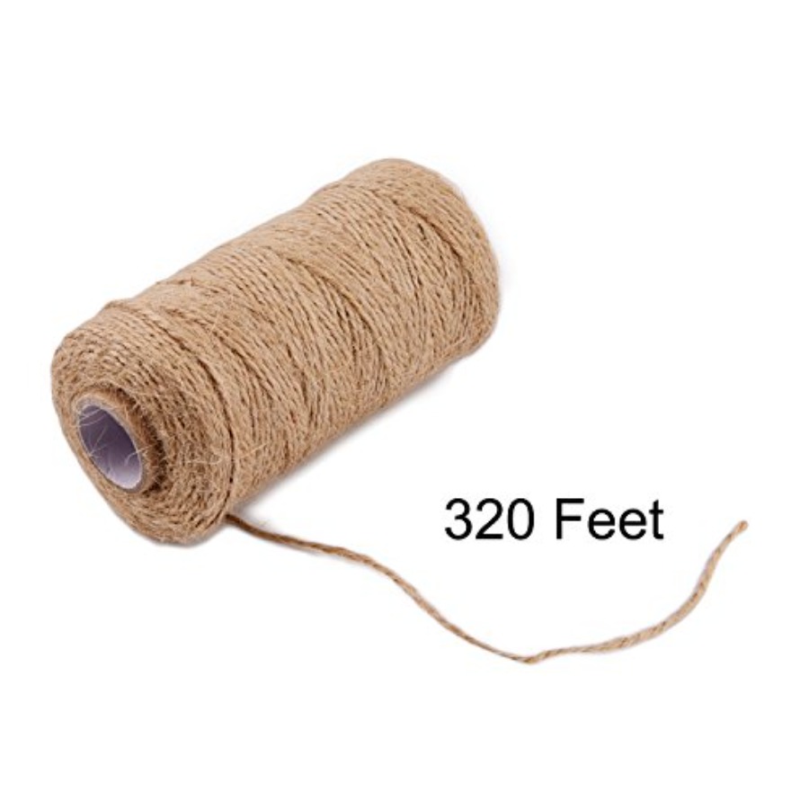 320 Feet Jute Twine and 100 Pi - Twine Jute Natural のレビューと価格