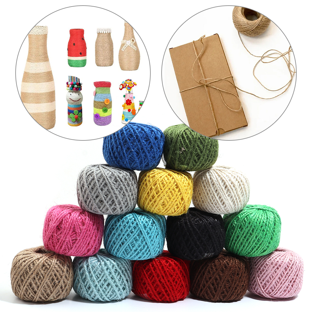 50Meter Natural Jute Ribbon Cr - Twine Jute Natural のレビューと価格
