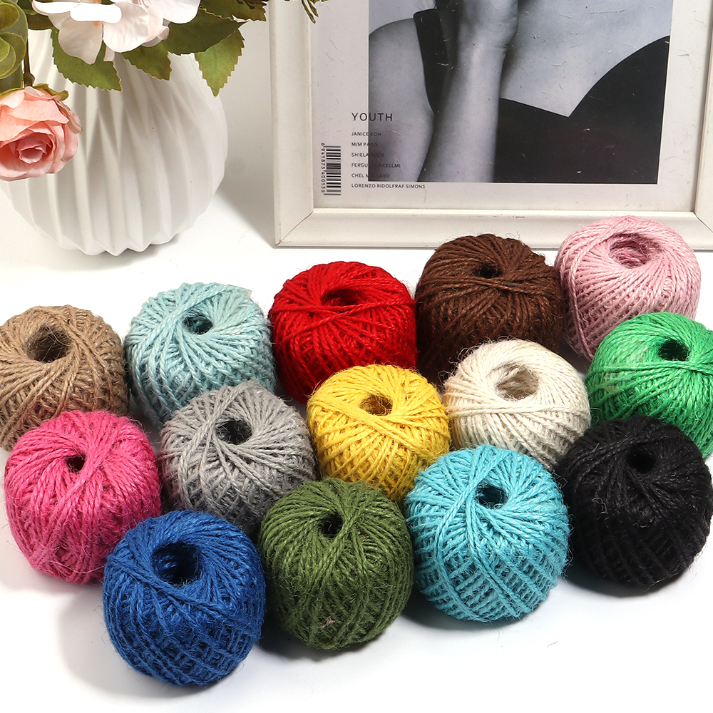 50Meter Natural Jute Ribbon Cr - Twine Jute Natural のレビューと価格