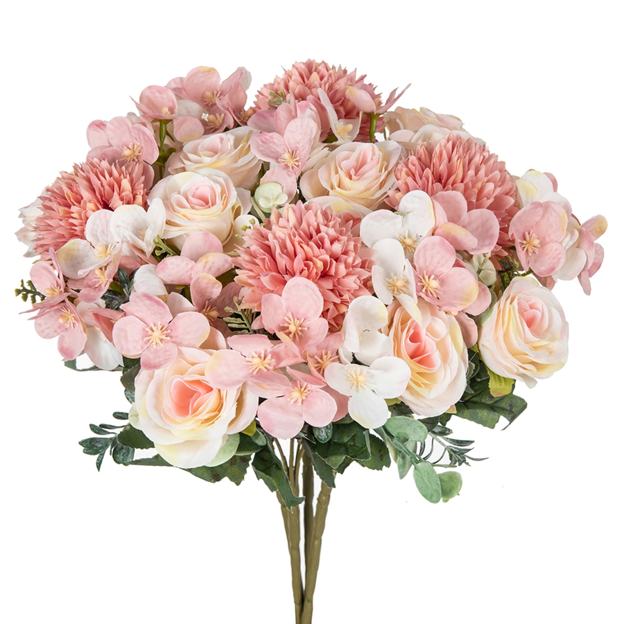 1/4pcs Artificial Flower Rose  - Florist Supply Vases のレビューと価格