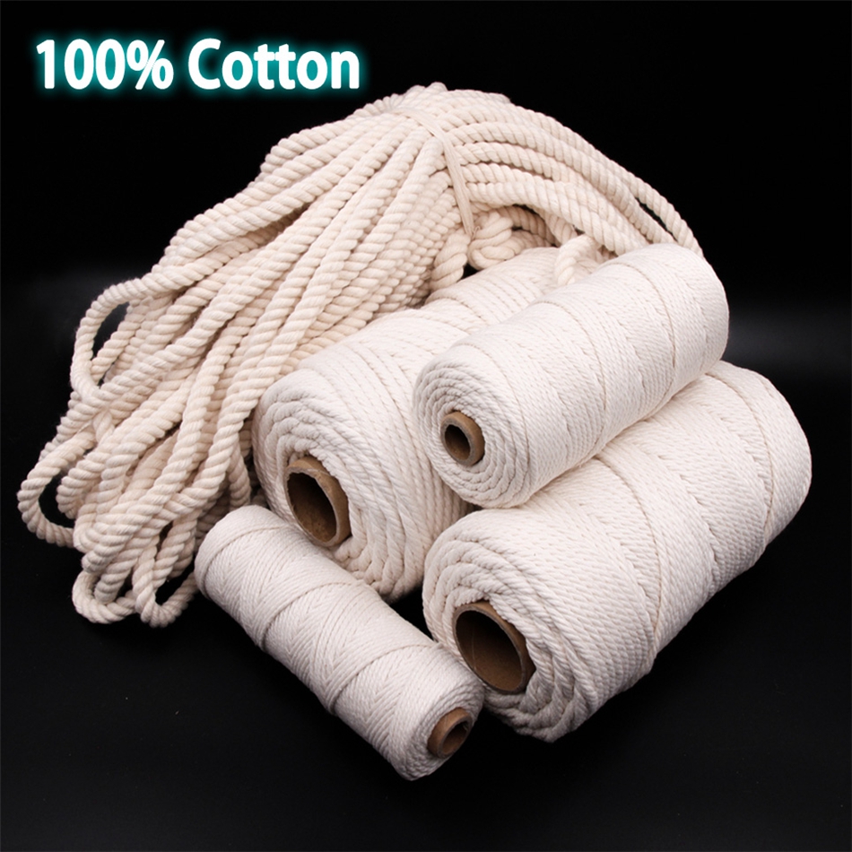 1mm-10mm 100% Cotton Macrame C - Twine Jute Natural のレビューと価格