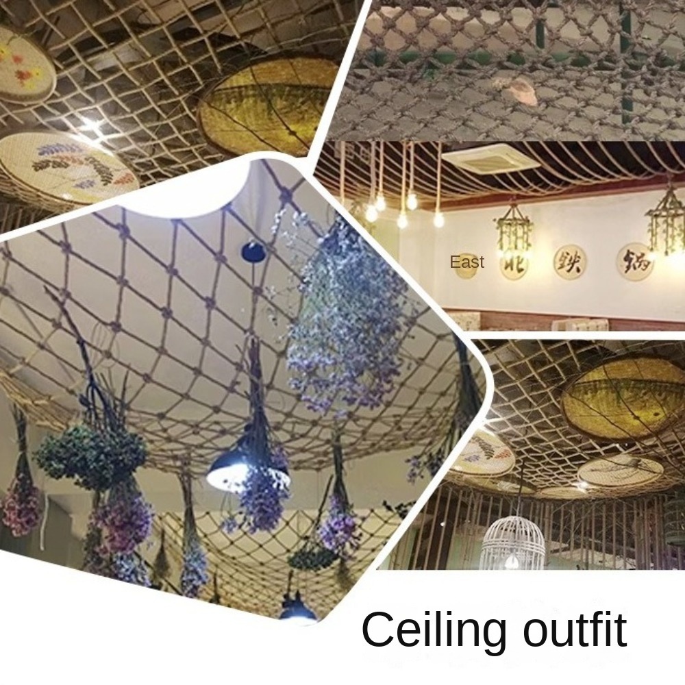 Hemp Rope Climbing Net Nature  - Twine Jute Natural のレビューと価格