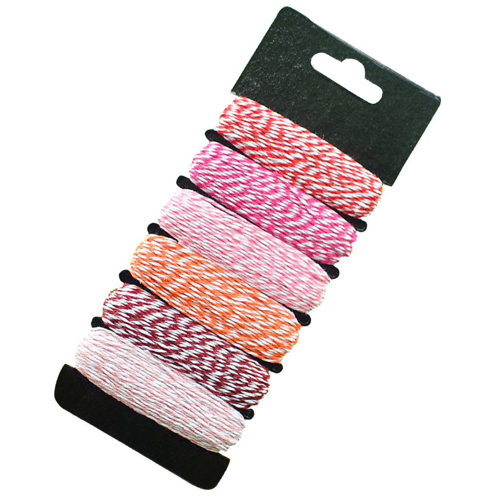 6 Pcs Colorful Cotton Rope Wed - Twine Jute Natural のレビューと価格
