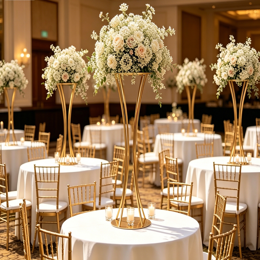 10pcs)60-110cm) sliver/white/b - Florist Supply Vases のレビューと価格