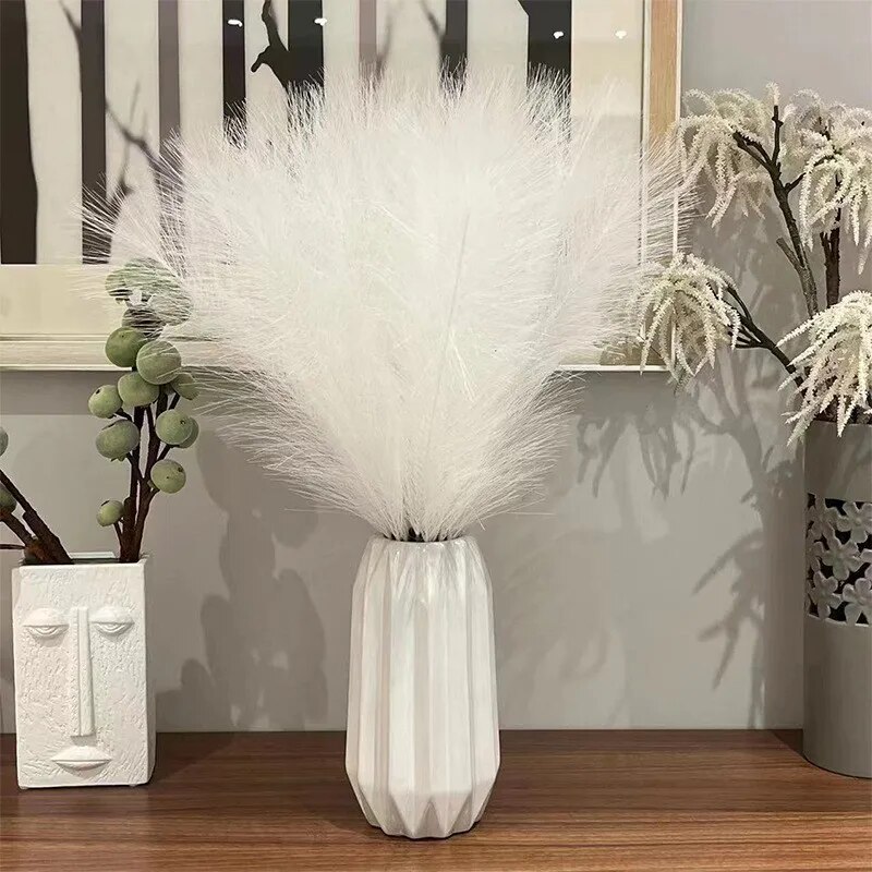 10PCS Artificial Pompous Grass - Florist Supply Vases のレビューと価格