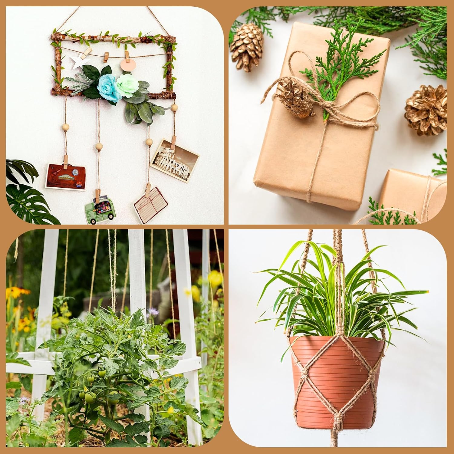 Natural Jute Twine 2400ft for  - Twine Jute Natural のレビューと価格